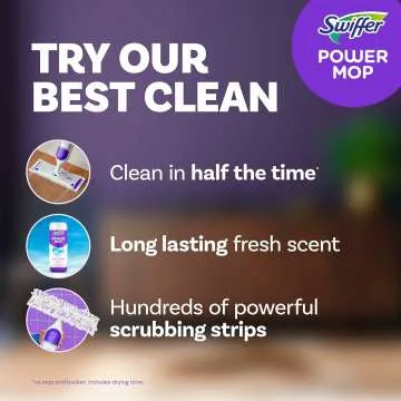 Swiffer PowerMop Cleaning Kit with Fresh Scent