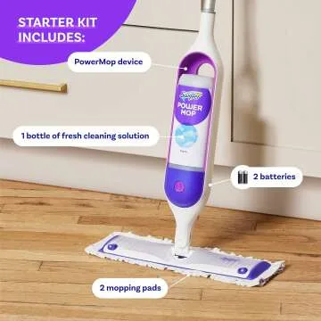 Swiffer PowerMop Cleaning Kit with Fresh Scent