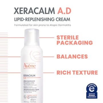Eau Thermale Avène XeraCalm A.D Lipid-Replenishing Cream, Atopic Dermatitis, Eczema-Prone, No Preservatives, Fragrance-Free, 6.7 oz.