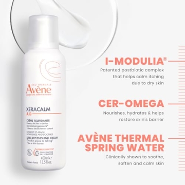 Eau Thermale Avène XeraCalm A.D Lipid-Replenishing Cream, Atopic Dermatitis, Eczema-Prone, No Preservatives, Fragrance-Free, 6.7 oz.