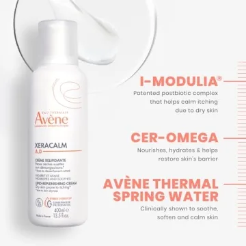 Eau Thermale Avène XeraCalm A.D Lipid-Replenishing Cream, Atopic Dermatitis, Eczema-Prone, No Preservatives, Fragrance-Free, 6.7 oz.