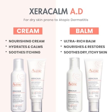Eau Thermale Avène XeraCalm A.D Lipid-Replenishing Cream, Atopic Dermatitis, Eczema-Prone, No Preservatives, Fragrance-Free, 6.7 oz.