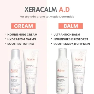 Eau Thermale Avène XeraCalm A.D Lipid-Replenishing Cream, Atopic Dermatitis, Eczema-Prone, No Preservatives, Fragrance-Free, 6.7 oz.