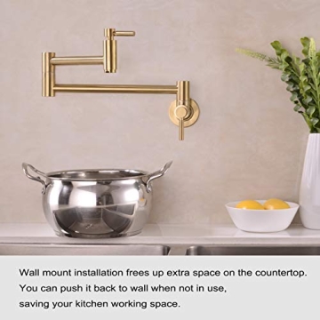 Fonveth Brushed Gold Kitchen Faucet - Elegant & Durable