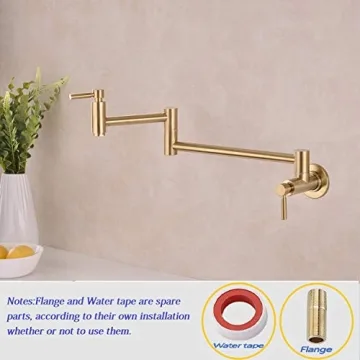 Fonveth Brushed Gold Kitchen Faucet - Elegant & Durable