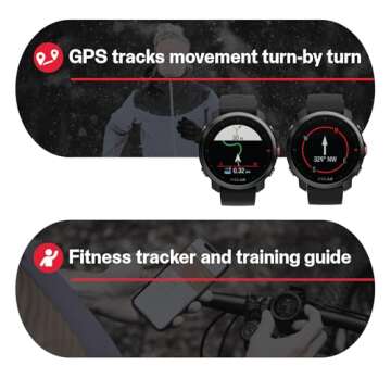 Polar Grit X - Rugged Multisport GPS Smart Watch - Ultra-Long Battery Life, Wrist-Based Heart Rate, Military-Level Durability, Sleep and Recovery, Navigation - Trail Running, Mountain Biking