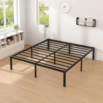 JETO King Size Metal Bed Frame – Sturdy, Stylish & Storage
