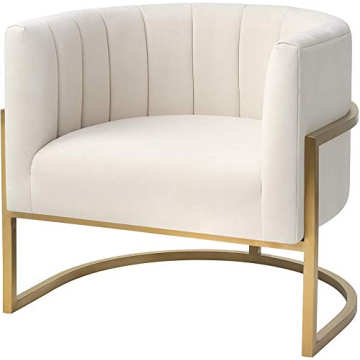 Stylish MEXIYA Havana Velvet Accent Chair for Living Room