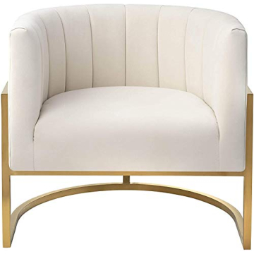 Stylish MEXIYA Havana Velvet Accent Chair for Living Room