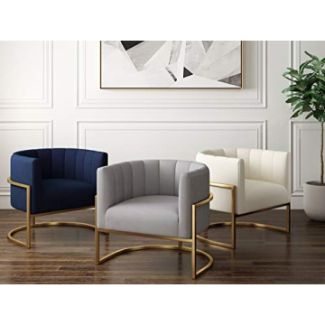 Stylish MEXIYA Havana Velvet Accent Chair for Living Room