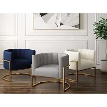 Stylish MEXIYA Havana Velvet Accent Chair for Living Room