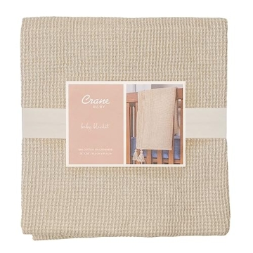 Crane Baby Luxe Blanket Soft Cotton and Cashmere Blanket