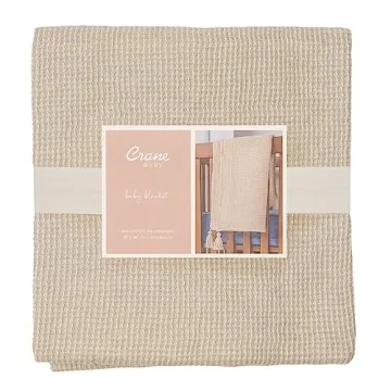 Crane Baby Luxe Blanket Soft Cotton and Cashmere Blanket