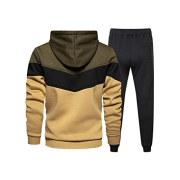 Tebreux Men's 2 Piece Jogging Tracksuit Green 2XL