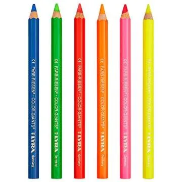 Lyra Colored Pencils, Assorted Colors, 6 Count for Creative Expression