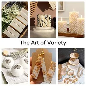 HTVRONT Pearl White Mica Powder for Epoxy, 1.76 oz