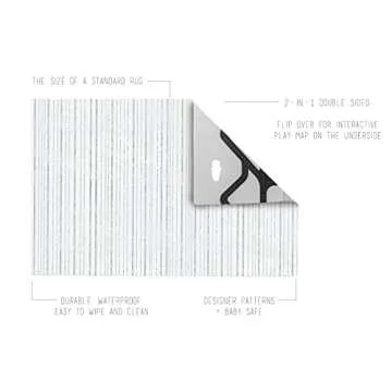 Ruggish Lola Play Rug 4.8 x 7.0 ft - Soft and Safe for Kids