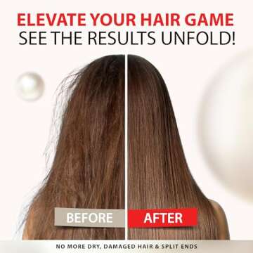 Professional Keratin Hair Mask - Made in USA - Nourishment Treatment for Hair Repair & Beauty - Biotin Collagen Coconut Oil & Pro-Vitamin B5 Protein Mask - Hair Vitamin Complex