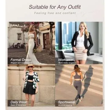 DEANGELMON Seamless G-string Thongs for Women - No Show Thong Underwear Low Rise Stretch Panties Workout Pack (8P1,M)