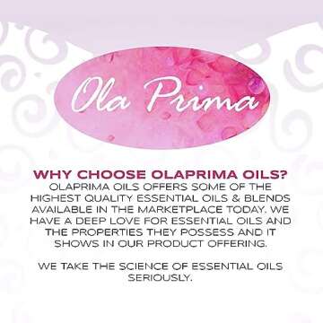 Ola Prima Lavender Essential Oil for Diffuser and Crafts