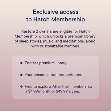 Hatch Restore 2 Sunrise Alarm Clock, Sound Machine, Smart Light (Putty) ー Your Smart Sleep Clock, White Noise, Customizable Sleep Routines for Adults, Unwind Gently, Dimmable Clock, Wake Up Energized