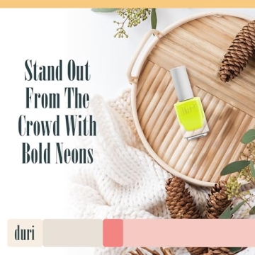 Duri Neon Yellow Nail Polish - Vibrant Eco-Friendly Color