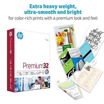 HP Premium32 32lb Presentation Paper - 250 Sheets, 100 Bright