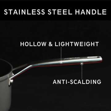 MSMK 10 & 12 Inch Non Stick Frying Pan Set for Healthy Cooking