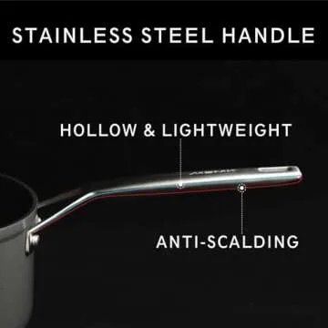 MSMK 10 & 12 Inch Non Stick Frying Pan Set for Healthy Cooking