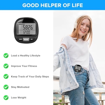Accurate 3D Pedometer Step Counter for All Ages