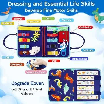 Montessori Busy Board for Toddlers - Learning Made Fun