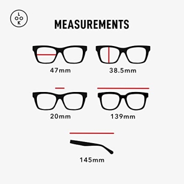 LOOK OPTIC Cosmo Reader - Lightweight Stylish Reading Glasses