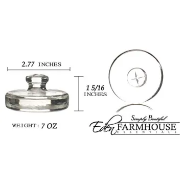 Premium Glass Fermentation Weights for Mason Jars