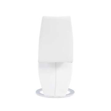 Global Furniture Dining Chair White Faux Leather Comfort