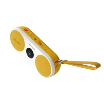 Polaroid P2 Music Player (Yellow) - Powerful Portable Wireless Bluetooth Speaker Rechargeable with D...