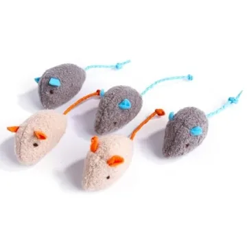 MEETCARE Cat Toy 3 Pack Interactive Mouse Toys