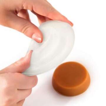 Happy Wax Iridescent Pink Outlet Timer Warmer for Scented Wax - Compact Ceramic Wall Plug in Wax Melt Warmer w/Timer - Wax Melter for Home Fragrance - Small Wax Warmer w/Removable Silicone Dish