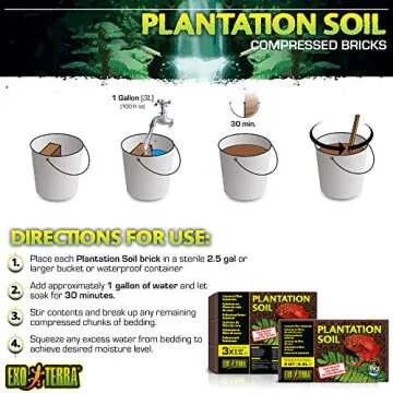 Exo Terra Plantation Soil 8 Quarts Natural Substrate