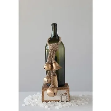 Creative Co-Op Gold Metal Bells for Festive Decor