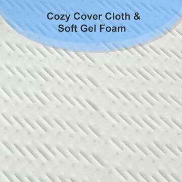 OYT Queen Size Mattress, 10" Inch Gel Memory Foam Queen Bed Mattress in a Box with CertiPUR-US Certified Foam for Sleep Supportive & Pressure Relief,Cloud-Like Experience
