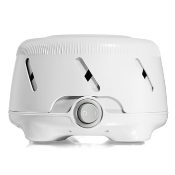 Yogasleep Dohm UNO White Noise Sound Machine (White) With Real Fan Inside for Non-Looping White Nois...