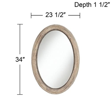 Noble Park Zahra Oval Decorative Wall Mirror for All Spaces