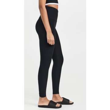 Beyond Yoga Spacedye at Your Leisure Midi Leggings - Black