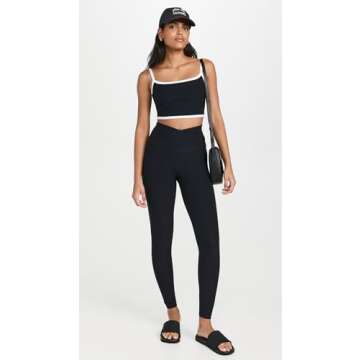 Beyond Yoga Spacedye at Your Leisure Midi Leggings - Black