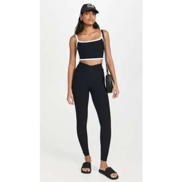 Beyond Yoga Spacedye at Your Leisure Midi Leggings - Black