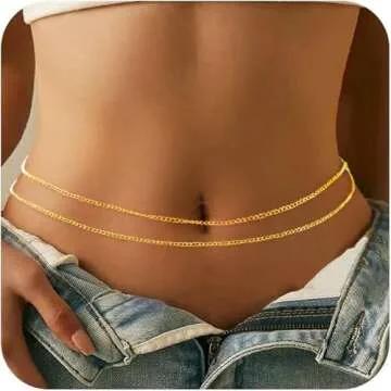 Evild Boho Waist Chains Gold Bikini Belly Chain for Every Occasion