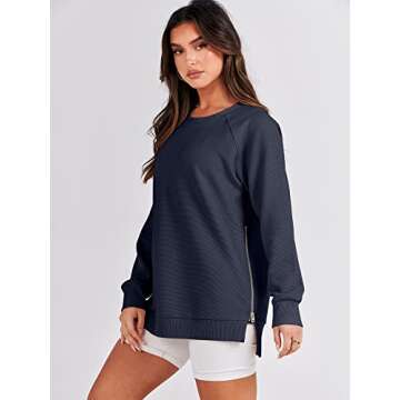 Trendy ANRABESS Women’s Oversized Pullover Sweatshirt