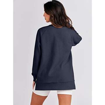 Trendy ANRABESS Women’s Oversized Pullover Sweatshirt