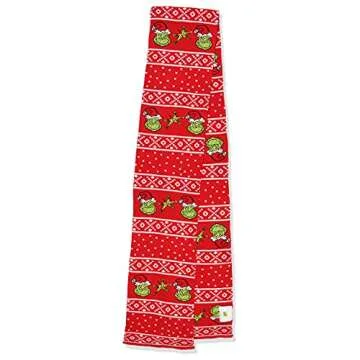 Grinch Holiday Scarf and Beanie Set for All Ages