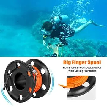 Ultimate 6FT Inflatable Surface Marker Buoy with Reel